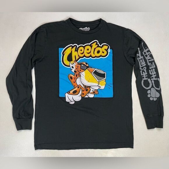 Cheetos Chester Cheetah Graphic T-shirt Women Medium Long Sleeve - Picture 1 of 7